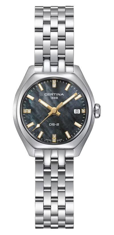 Certina C0492101112601 DS-2 Lady Quartz (27.8mm) Black Watch