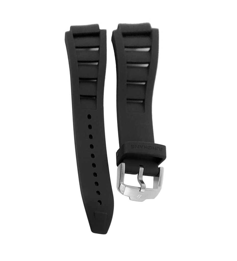Junghans 420506032 BLACK RUBBER STRAP FOR 18/1425.44 ONLY Watch