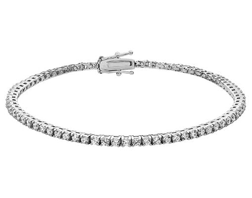 Treasure House G2563 Ladies Sterling Silver CZ Bracelet Jewellery