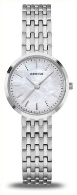 Bering Women's Classic (26mm) Mother-of-Pearl Dial / Stainless Steel Bracelet 19126-700
