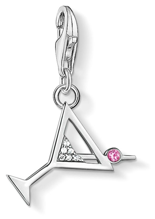 Thomas Sabo 1802-013-27 | Charm Pendant Cocktail Glass | 925 Jewellery