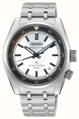 Seiko Prospex “Heritage Motoring” Countdown Speedtimer (39.5mm) Powder Blue Dial / Steel Bracelet HBC003J1