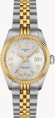Tissot Ballade Automatic Chronometer (30mm) Silver Dial / Two-Tone Stainless Steel Bracelet T1562082203301