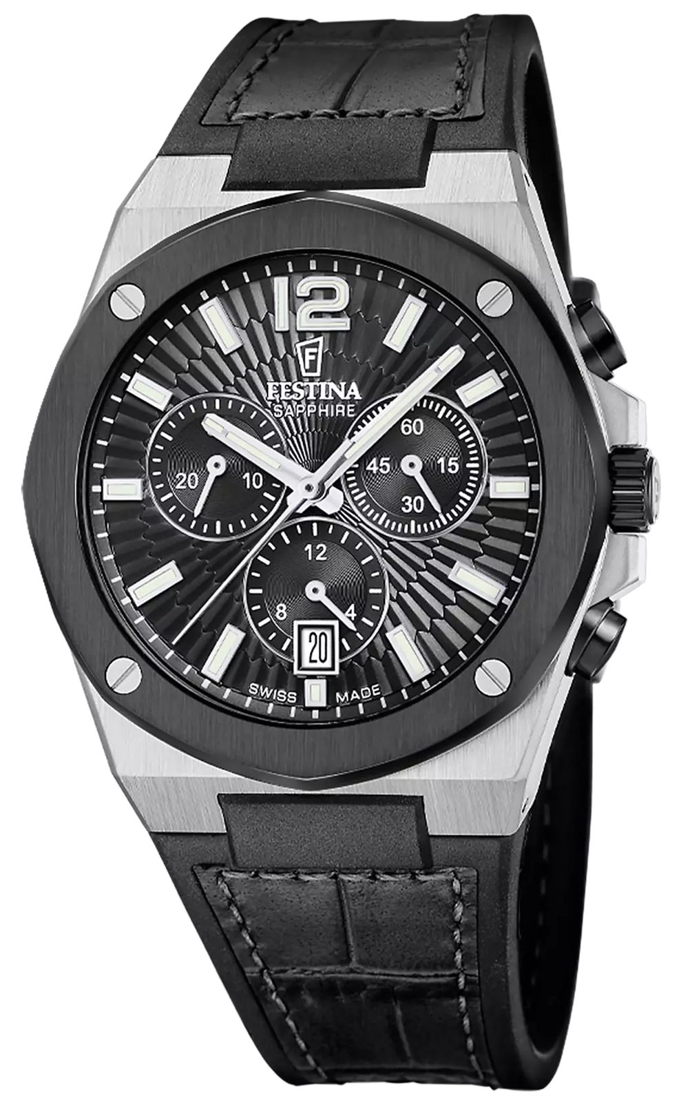 Festina F22003/4 Swiss Made VallÃ©e Quartz Chronograph (42mm Watch