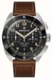 Bremont Terra Nova Chronograph Automatic (42.5mm) Black Anthracite Metal Dial / Brown Leather Strap TN42-CHR-SS-BK-L-S