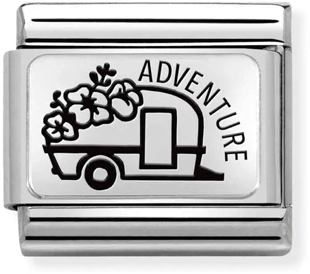 Nomination Classic Caravan Sterling Silver & Steel Charm 330111/25