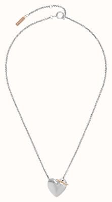 Olivia Burton Classic Knot Heart Silver Necklace 24100031