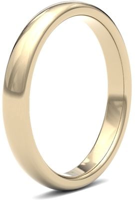 James Moore Wedding Ring  | 9ct Yellow Gold | 3mm | Heavy | Size Premium Court | AG_3GHP-9Y AG_3GHP-9Y
