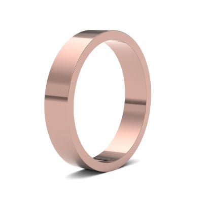 James Moore Wedding Ring  | 4mm | Light | Size Flat | AG_4LLF-9R AG_4LLF-9R