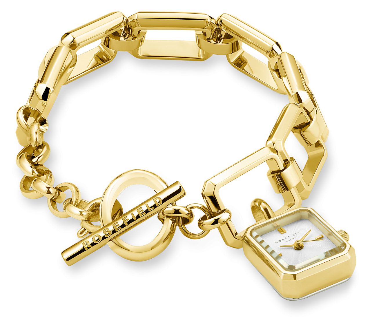 Rosefield SWGSG-O52 Studio Edition – Octagon Charm Chain ( Watch