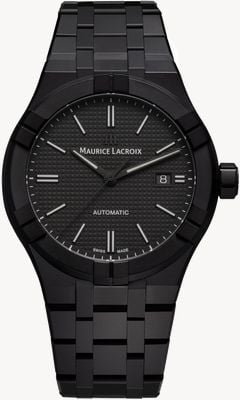 Maurice Lacroix Aikon Ceramic Automatic (42mm) Black Clous de Paris Dial / Black Ceramic Bracelet AI6008-CRM22-330-2