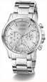 Guess Men's Walker Silver-Tone Sunray Dial Silver-Tone Stainless Steel Bracelet GW0900G6 - alternate view 2