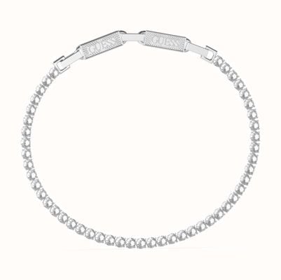 Guess Men's GUESS ETERNITY Stainless Steel Tennis Bracelet JUMB03237JWSTT/U