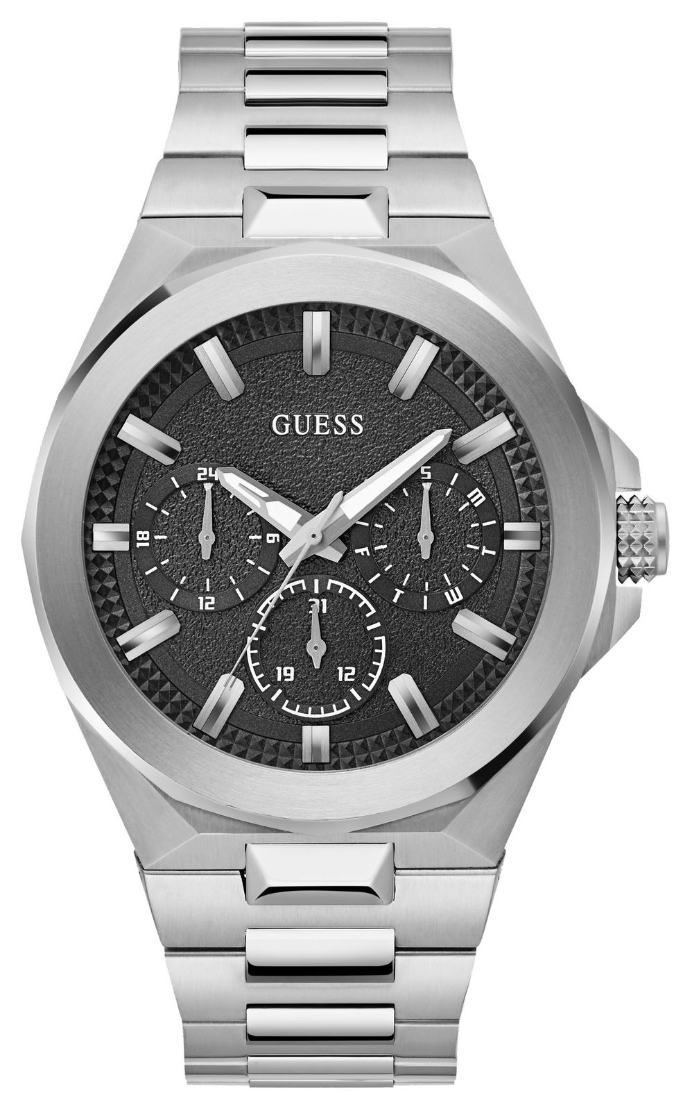 Guess GW0798G1 Men's DASHBOARD (46mm) Black Dial / Stainless Watch