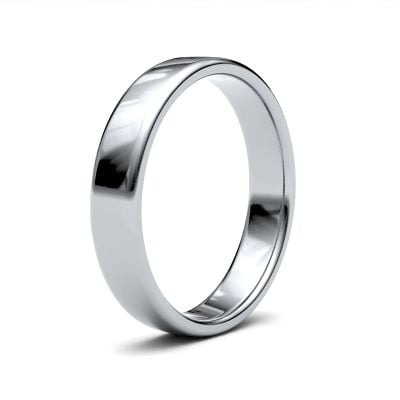 James Moore Wedding Ring  | 4mm | Light | Size Soft Court | AG_4GLS-9W AG_4GLS-9W