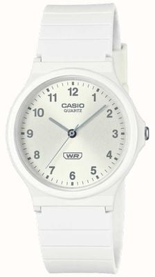 Casio Pop MQ-24 Series (35mm) White Dial / White Bio-Based Resin Band MQ-24B-7BEF