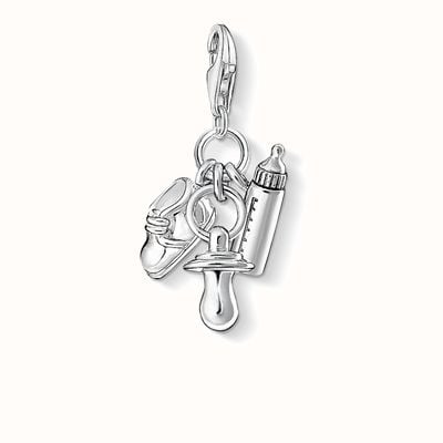 Thomas Sabo Baby Charm 925 Sterling Silver Blackened 1116-637-12