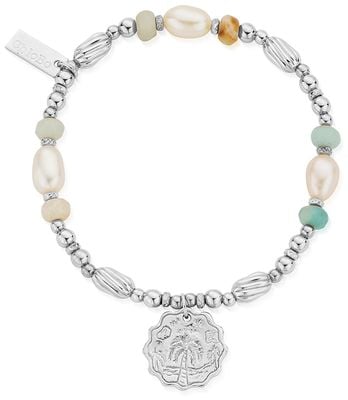 ChloBo TREASURES OF BALI Dreamer's Paradise Pearl Charm Bracelet - 925 Sterling Silver SBAP3534