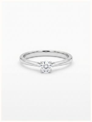 9ct White Gold Diamond 0.25ct Ring SR9643