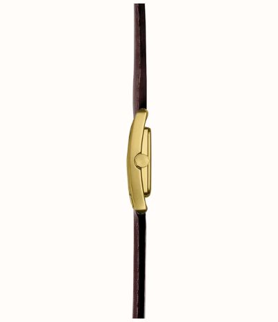 Herbelin Ve Avenue (19 x 23.4mm) Silver Guilloché Dial / Bordeaux Leather Strap 17537P08BU - alternate view 2