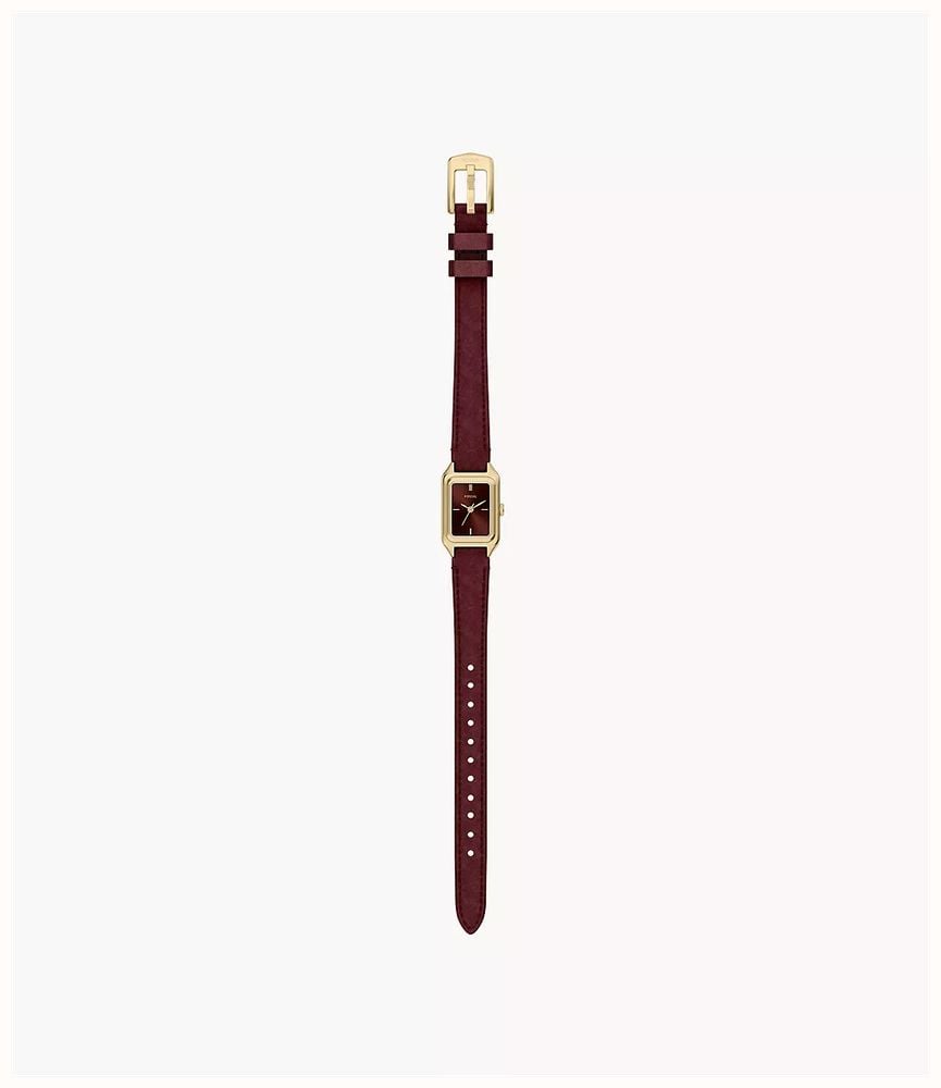 Fossil Raquel 18 mm Three-Hand Red Leather ES5530 - alternate view 4