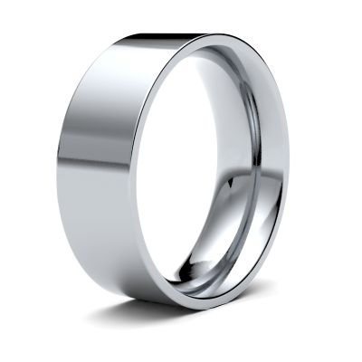 James Moore Wedding Rings | Palladium | 7mm | Medium | Flat Court | AG_7LME-PD