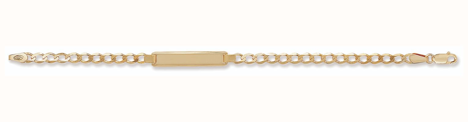 James Moore TH Babies' 9ct Yellow Gold ID Bracelet BR127