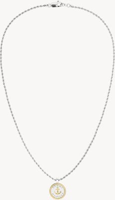 Tommy Hilfiger Nautical Silver Rope Chain Pendant Necklace 2790690