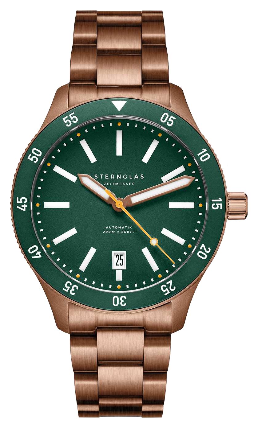 STERNGLAS S02-MA35-ME17 Marus 2.0 Automatic (42mm) Green Watch