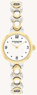 Coach Iris Two-Hand Quartz (22.5mm) White Dial / Two-Tone Stainless Steel Bracelet 14504653