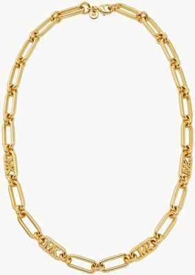 Michael Kors MK STATEMENT LINK Bold Chain Link Brass Necklace MKJ828400710
