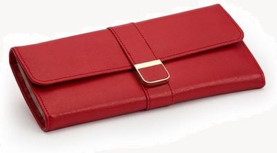 WOLF Palermo Red Jewellery Roll 213472