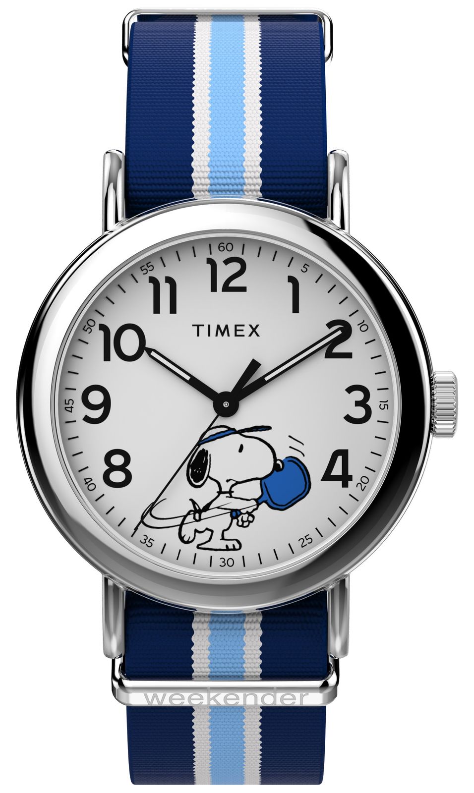 Timex TW2Y50600 x Peanuts Weekender Pickleball (37mm) White Watch