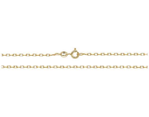 James Moore TH CH123/20 9ct Yellow Gold Dia Cut Belcher 20″ Jewellery