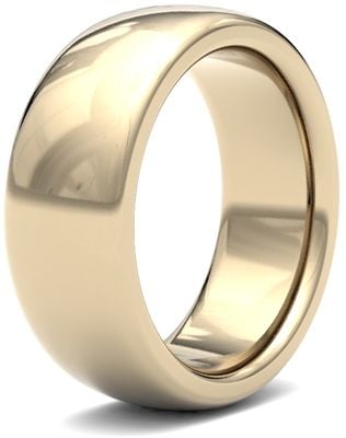 James Moore Wedding Rings | 9ct Yellow Gold | 8mm | ExtraHeavy | Premium Court | AG_8LZP-9Y