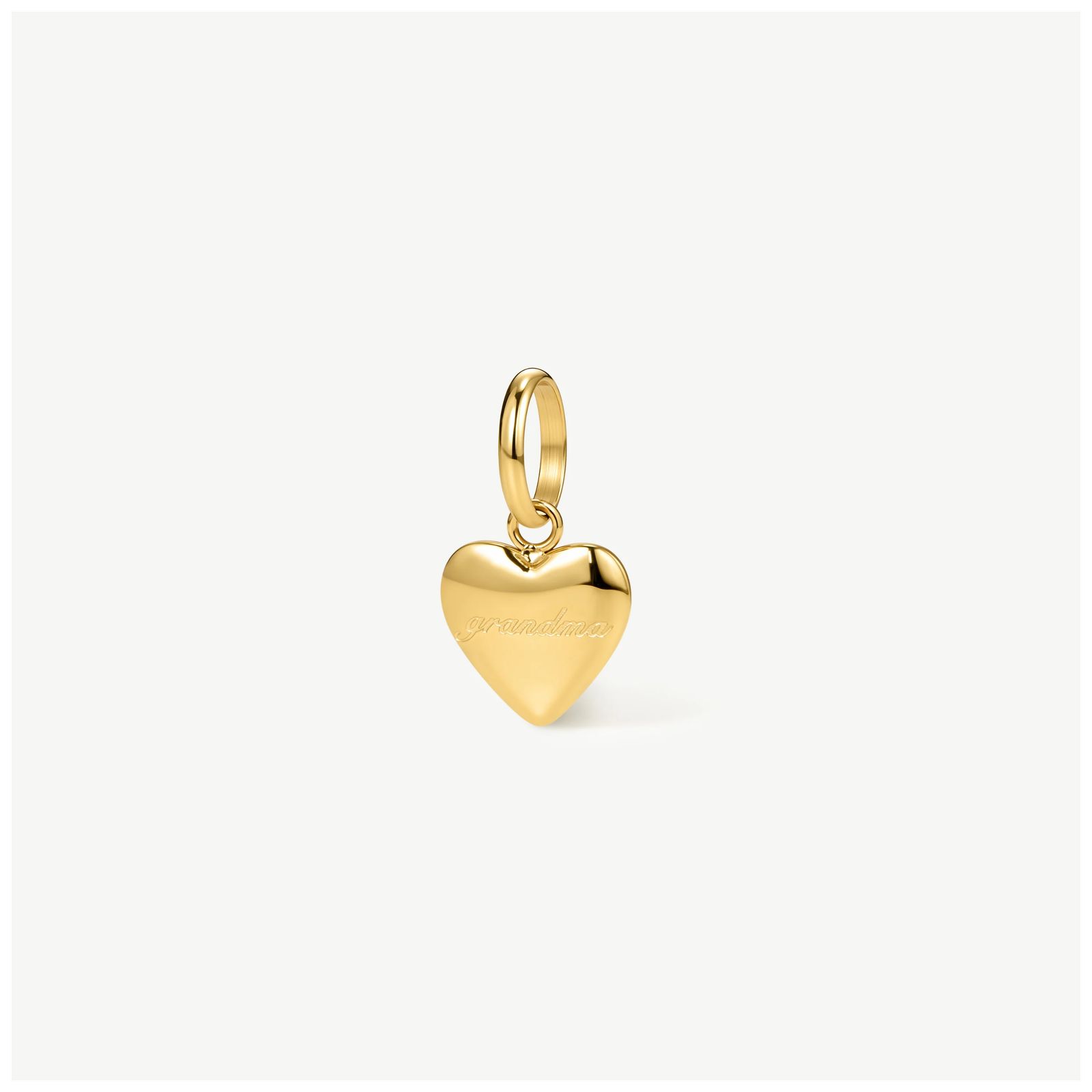 D.LOUISE CH-46 Gold Tone Mini Grandma Heart Charm Jewellery