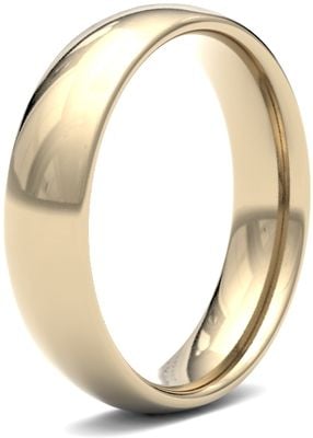 James Moore Wedding Rings | 9ct Yellow Gold | 5mm | Medium | Traditional Court | AG_5LMC-9Y