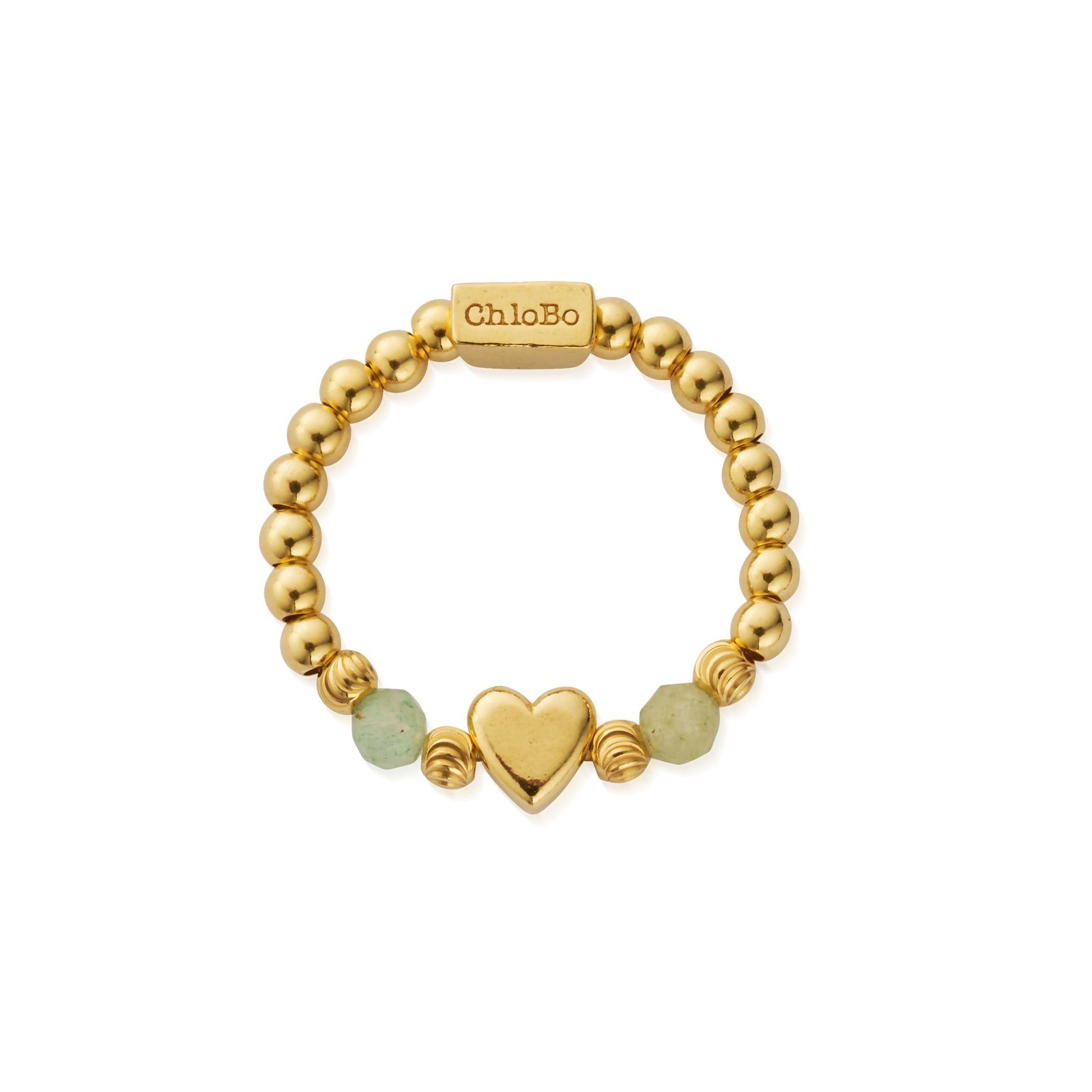 GR1AHEART In Bloom NEW LOVE Aventurine Ring (Small Jewellery - ChloBo - Modalova