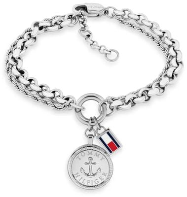 Tommy Hilfiger Silver Nautical Charms Bracelet 2781024