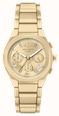 Armani Exchange Quartz Chronograph (36mm) Gold Sunray Dial / Gold PVD Stainless Steel Bracelet AX6034
