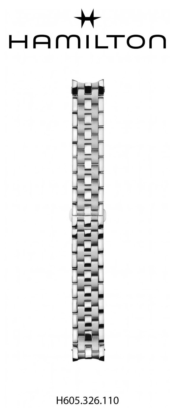 Hamilton Straps H695326110 Jazzmaster Stainless Steel Watch