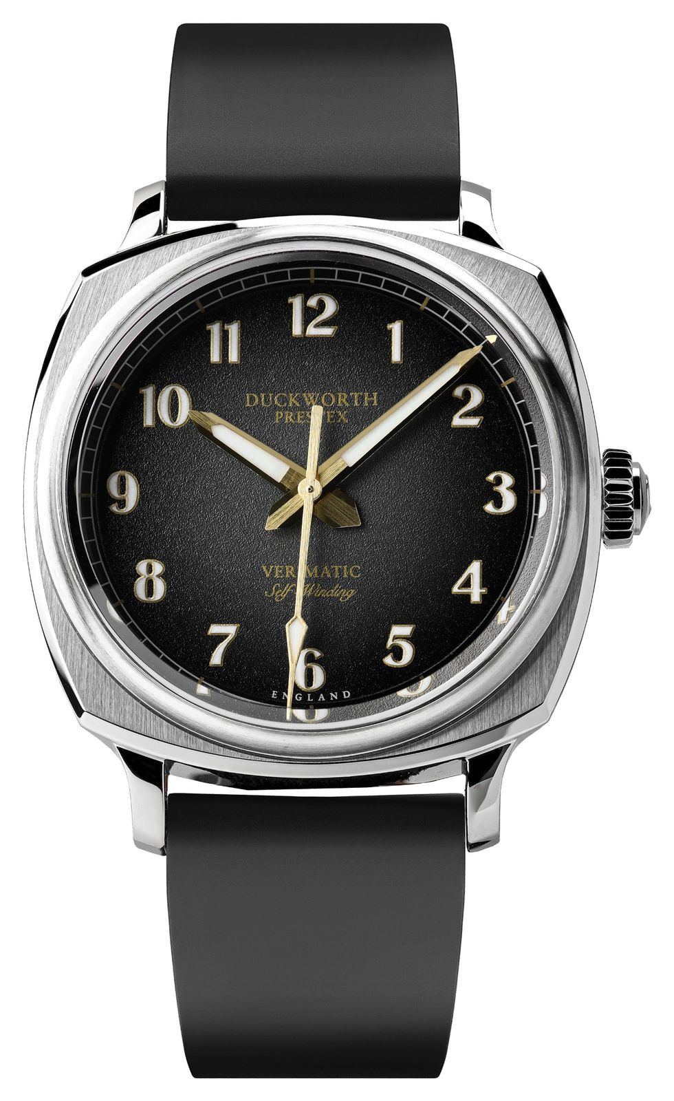 Duckworth Prestex D891-01-AR Verimatic (39mm) Black FumÃ© Watch