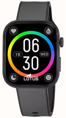 Lotus SmarTime Audaz 2nd Gen Smartwatch (38.8mm) Digital Display / Black Rubber Strap 50214/1