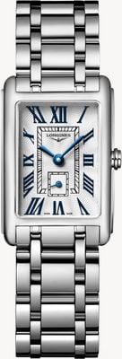 LONGINES DolceVita Quartz (20.8mm) Silver "Flinqué" Dial / Stainless Steel Bracelet L52554706