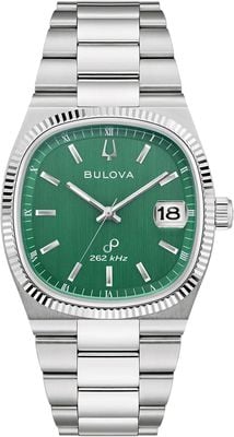 Bulova Super Seville Precisionist (38mm) Green Dial / Stainless Steel Bracelet 96B439