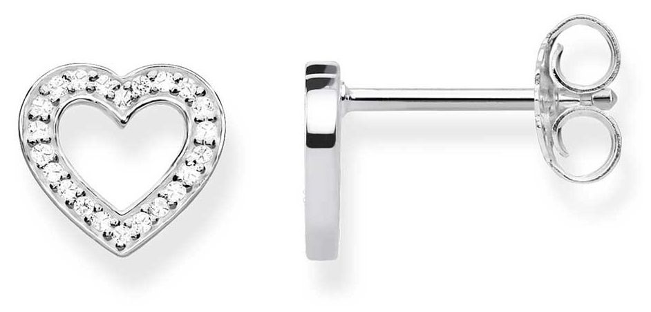 Thomas Sabo H1945-051-14 Sterling Silver Heart Studs Jewellery