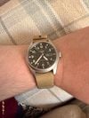 Customer picture of Seiko 5 Sports Field Khaki Nylon Strap Case 39.4mm SRPG35K1