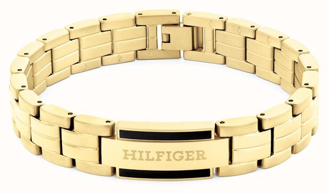 Tommy Hilfiger Men's Parker Gold-Tone Stainless Steel Bracelet 2790601
