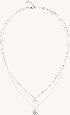 Guess Guess Jewellery Womens Double Bloom Necklace UBN06468RH