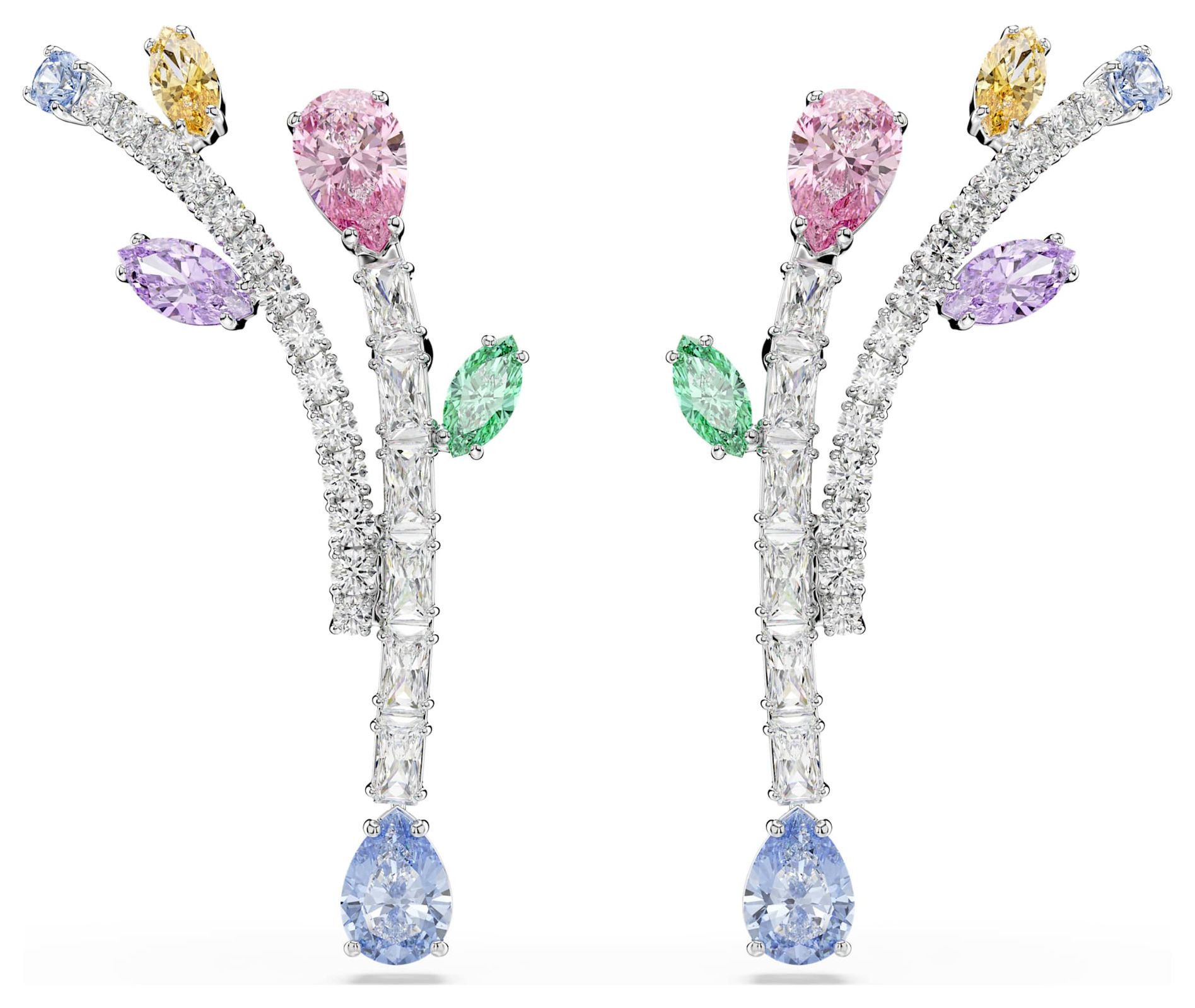 Swarovski 5737426 x Ariana Grande Mixed-Cut Rhodium-Plated Jewellery